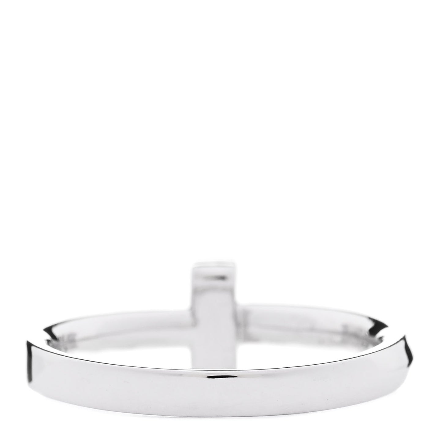 18K White Gold 2.5mm T T1 Ring 53 6.5