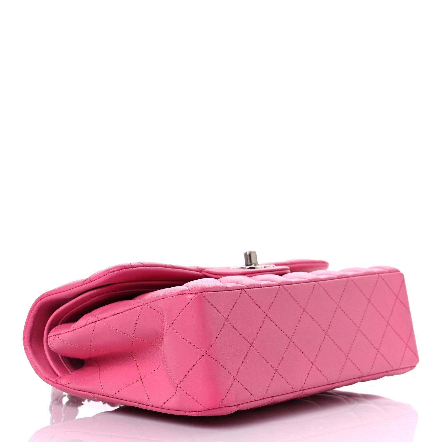 Chanel Lambskin Quilted Small Double Flap Pink 4 of 16