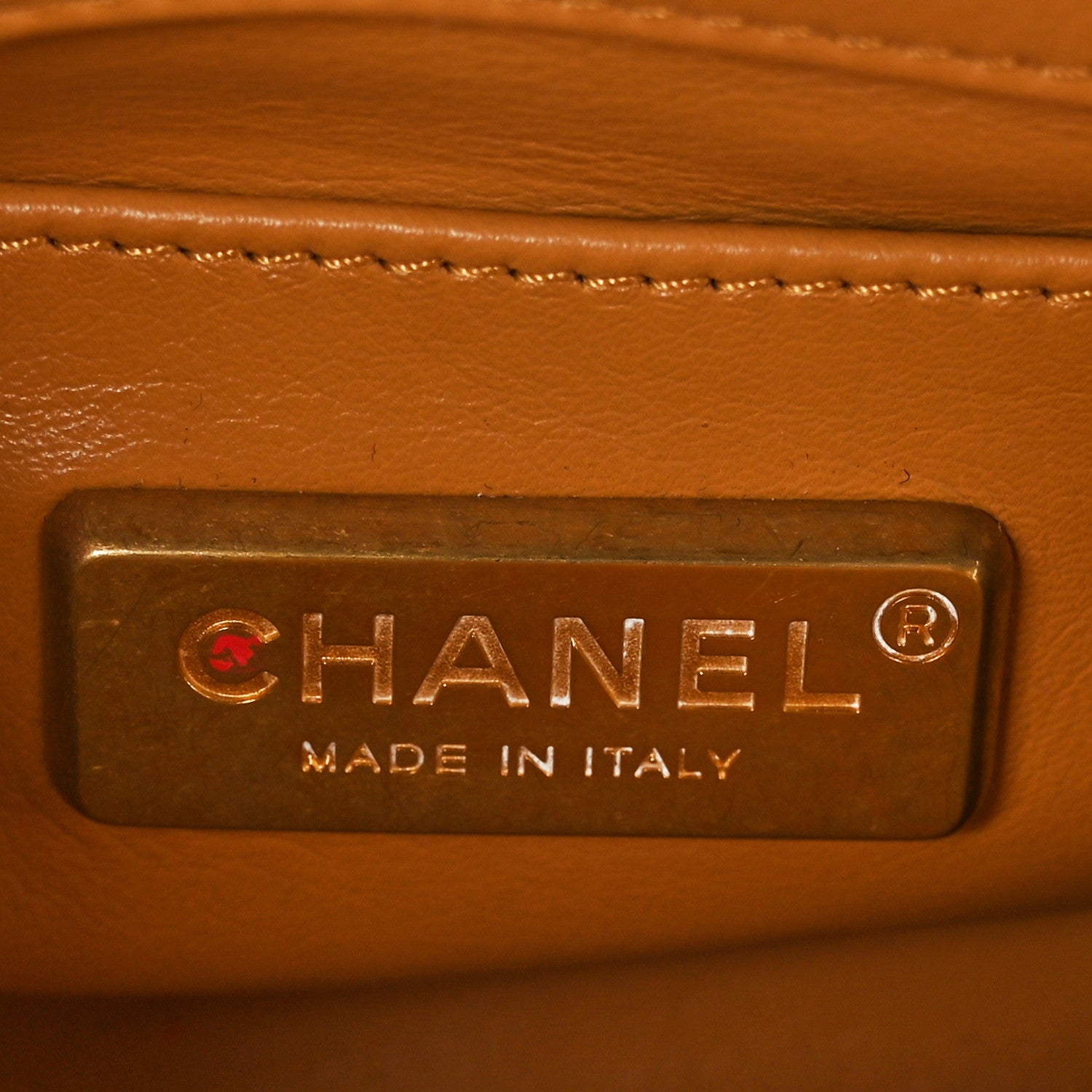 Chanel Snakeskin Calfskin Small Boy Flap Brown 6 of 9