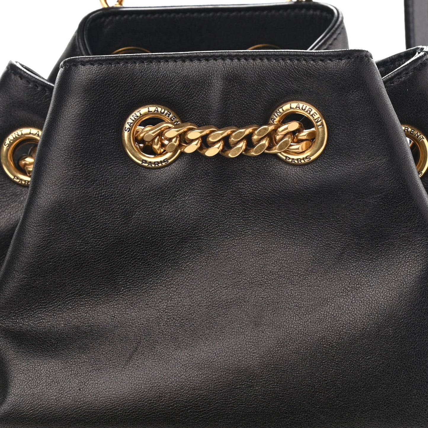 Lambskin Matelasse Monogram Joe Backpack Black