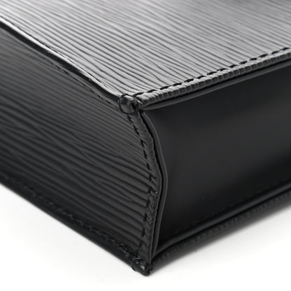 Louis Vuitton Epi Petit Sac Plat Black 11 of 13