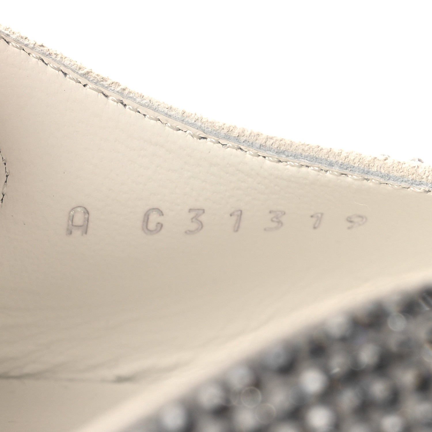 Chanel Strass Grosgrain Cap Toe CC Slingback Flats 38 Silver Black 6 of 9