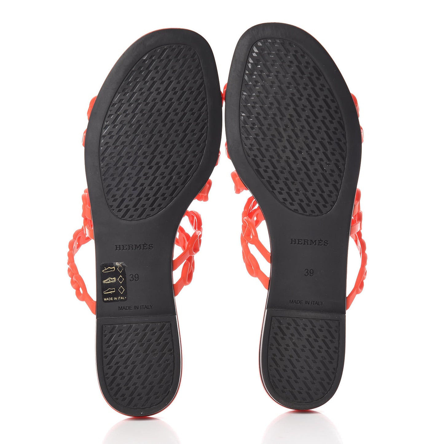 Rubber Chaine d'Ancre Nude Sandals 39 Pavot