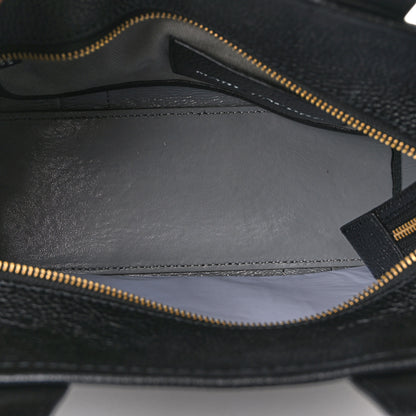 Marc Jacobs Grained Calfskin Small The Tote Bag Black 5 of 11