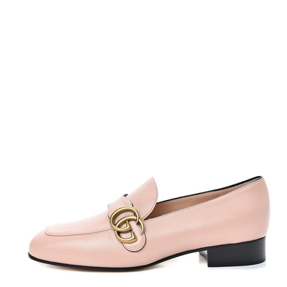 Gucci Malaga Kid Womens GG Marmont Loafers 36 Perfect Pink 1 of 9