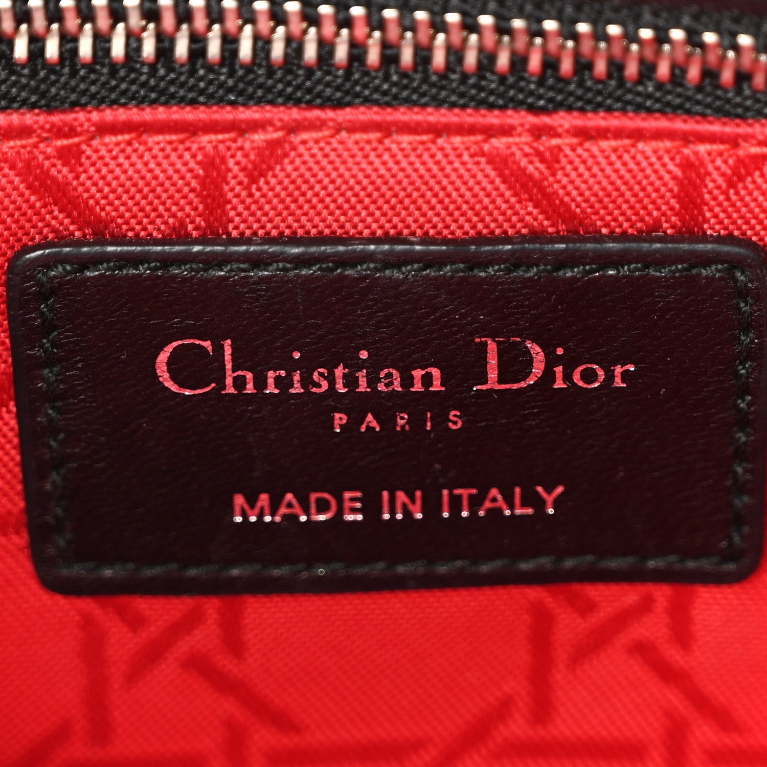 Christian Dior Lambskin Cannage Small Lucky Badges My Lady Dior Black 5 of 8