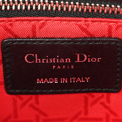 Christian Dior Lambskin Cannage Small Lucky Badges My Lady Dior Black 5 of 8