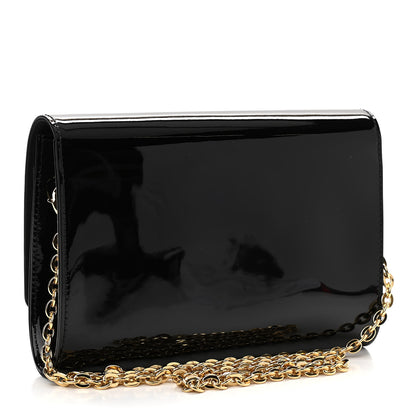 Louis Vuitton Patent Chain Louise GM Black 2 of 9