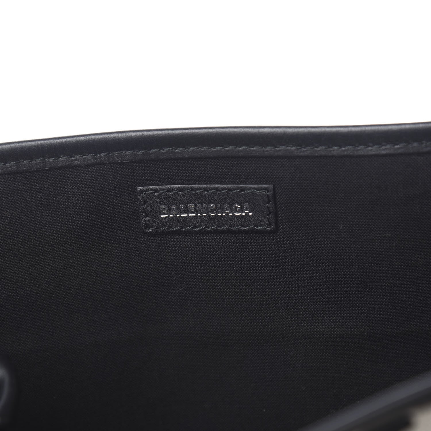 Balenciaga Cotton Canvas Polka Dot S Navy Cabas Natural Black 6 of 11