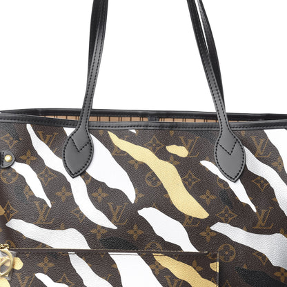 Louis Vuitton X LOL Monogram Neverfull MM Gold Silver 8 of 11