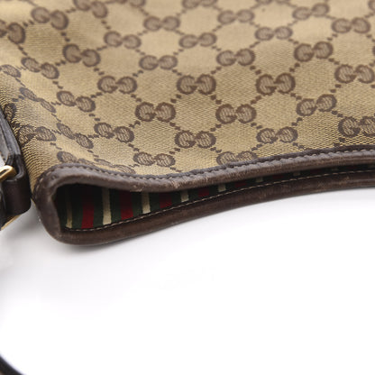 Gucci Monogram Medium New Britt Hobo Dark Brown 8 of 12