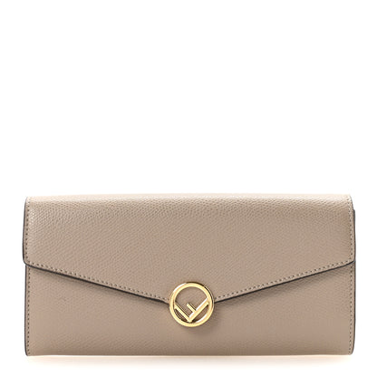 Fendi Vitello Cruise F is Fendi Continental Envelope Wallet Tortora 1 of 7