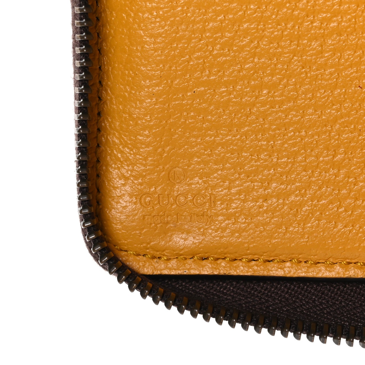 Gucci GG Supreme Monogram Neo Vintage Zip Around Wallet Beige Crop New Acero 8 of 11