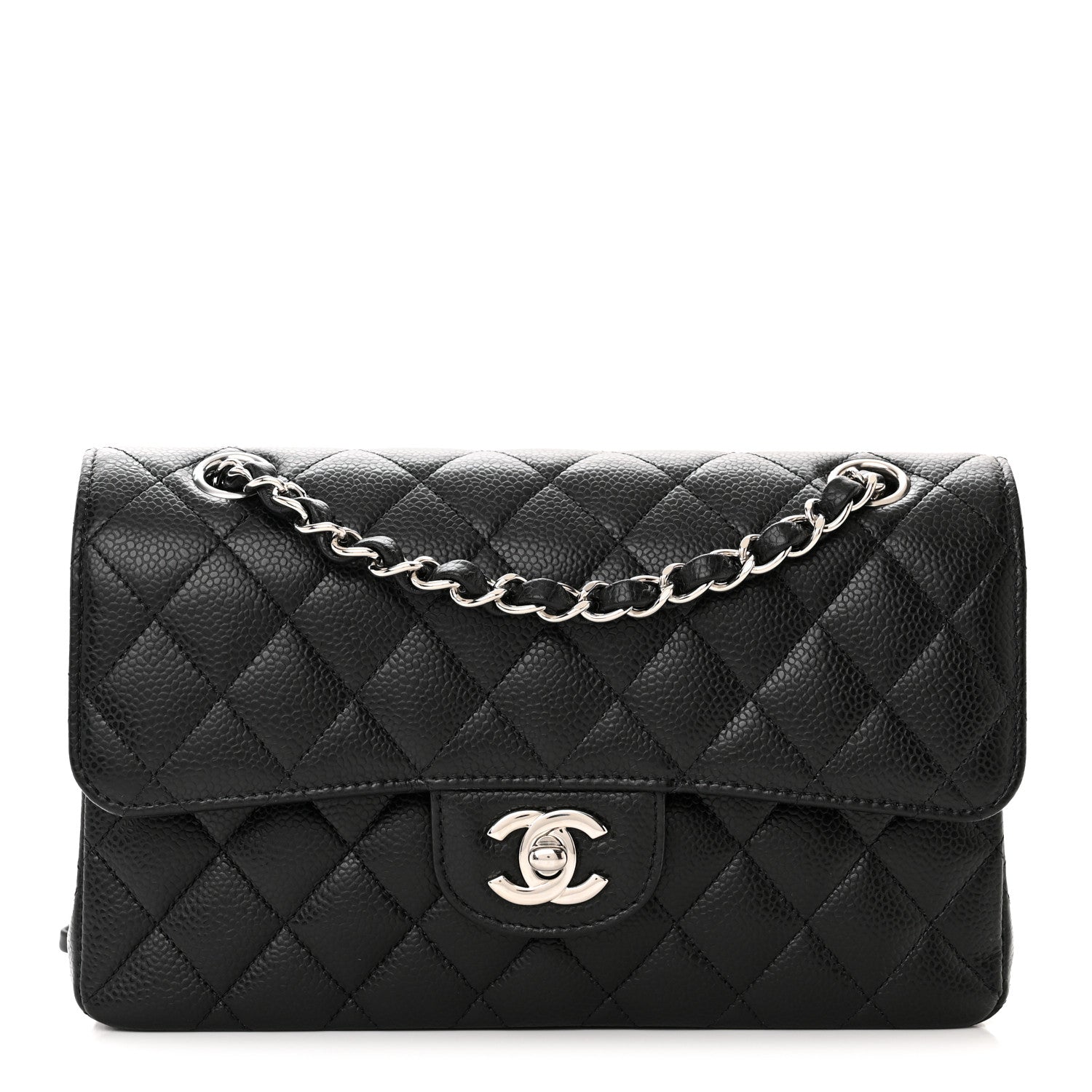 Chanel Caviar Quilted Small Double Flap Black 1 of 13