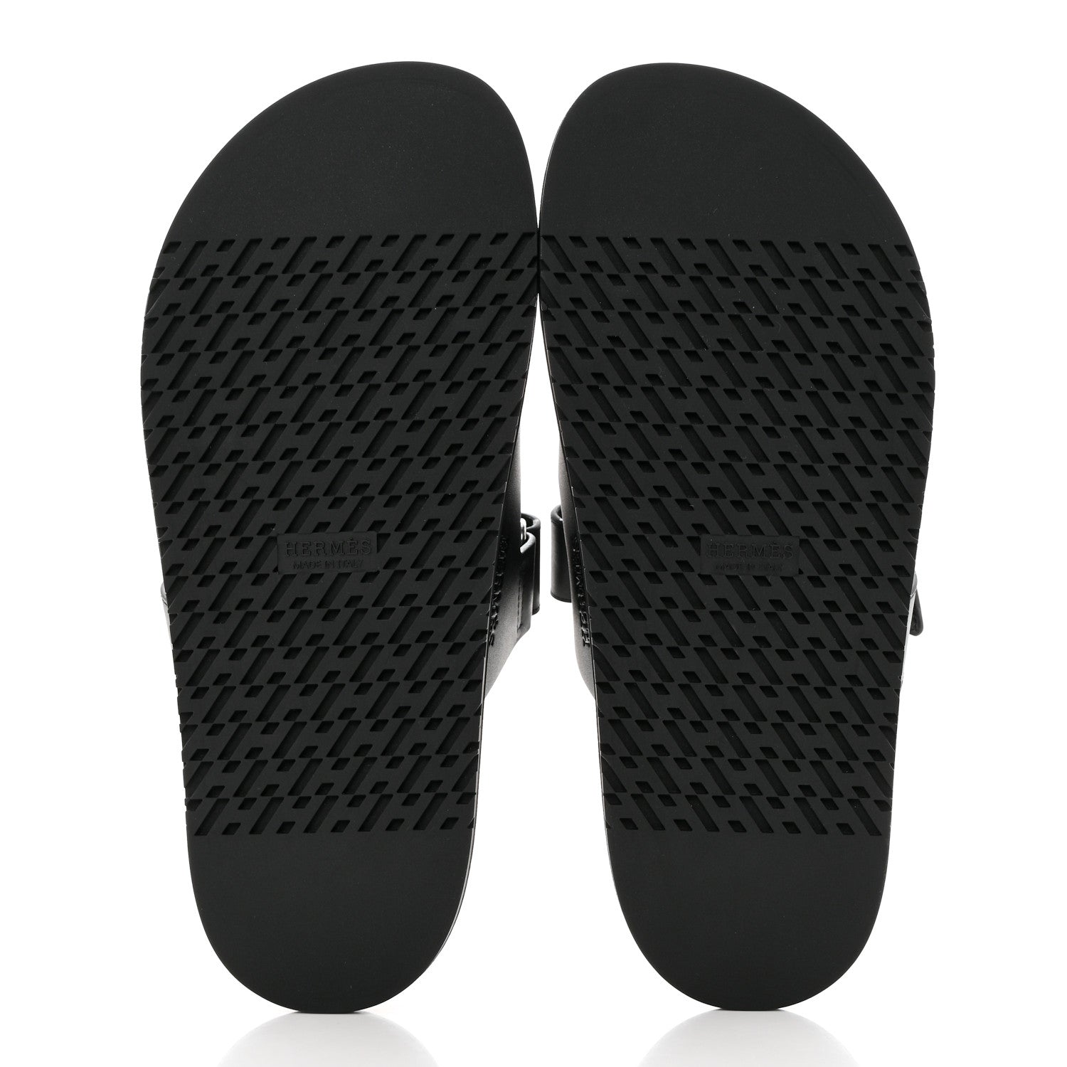 Hermes Calfskin Womens Chypre Sandals 39 Black 5 of 9