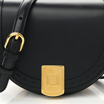 Fendi Vitello King Plexiglass Moonlight Shoulder Bag Black 8 of 11