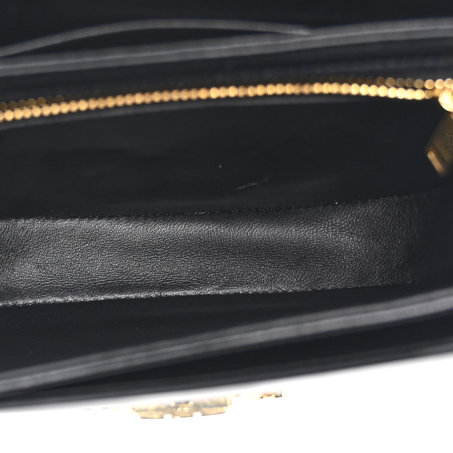 Celine Shiny Calfskin Besace Clea Triomphe Black 5 of 11