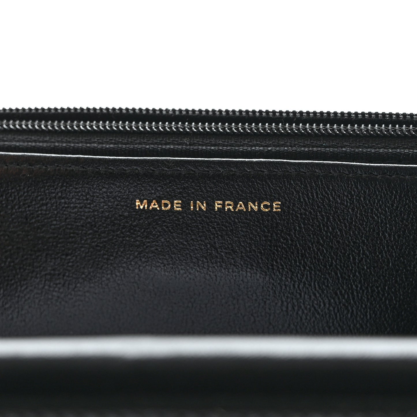 Lambskin Quilted Enamel Coco Casino Wallet On Chain WOC Black