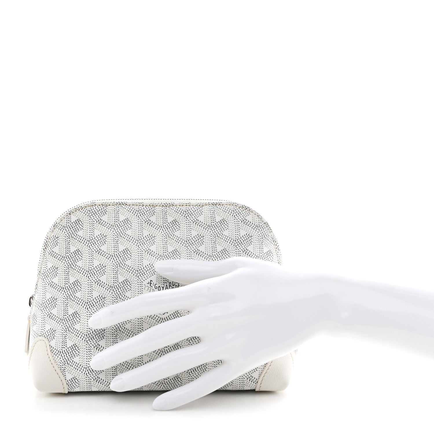 Goyard Goyardine Vendome Toiletry Pouch White 2 of 7