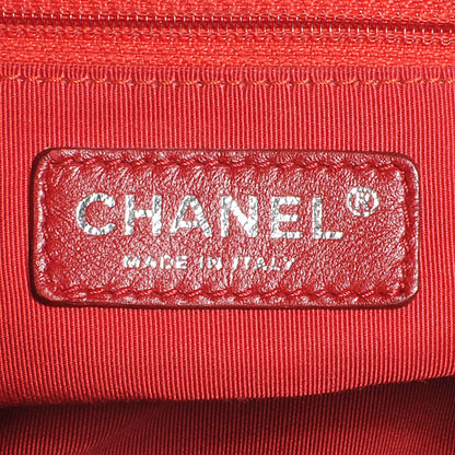 Chanel Caviar Grand Shopping Tote GST Red 6 of 8