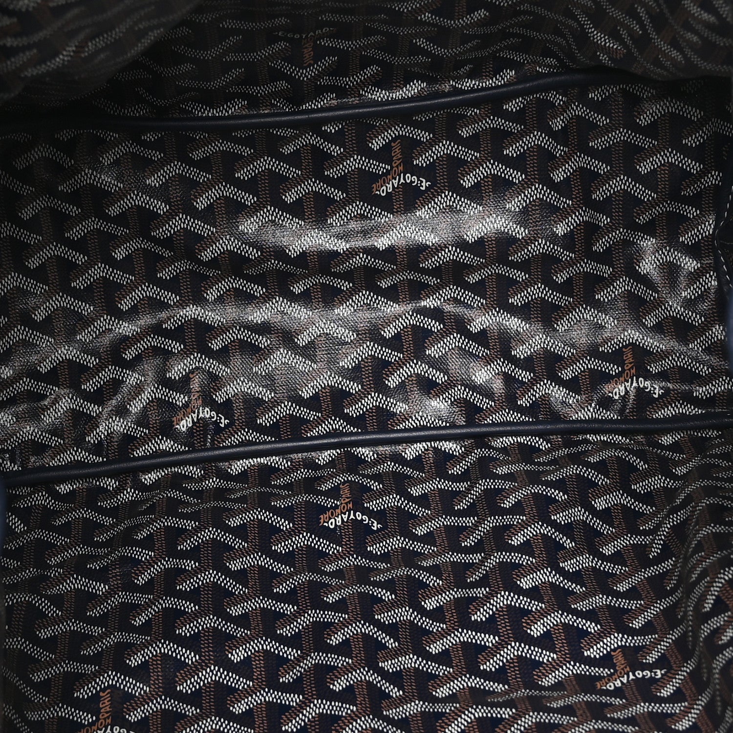 Goyard Goyardine Reversible Anjou PM Navy 10 of 18