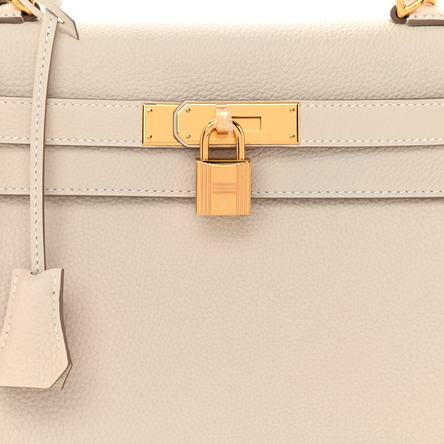 Hermes Togo Kelly Retourne 28 Craie 8 of 11