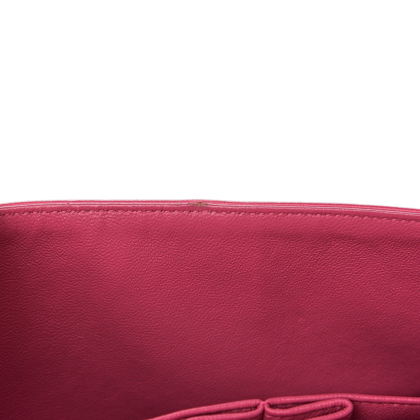 Lambskin Quilted Medium Double Flap Pink