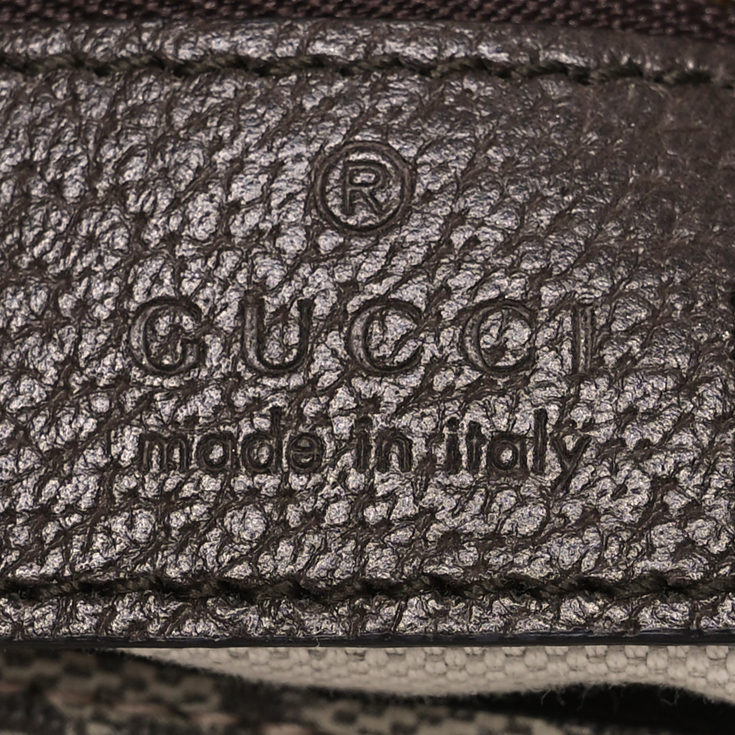 GG Supreme Monogram Textured Dollar Calfskin Blondie Chain Shoulder Flap Bag Beige Ebony New Acero