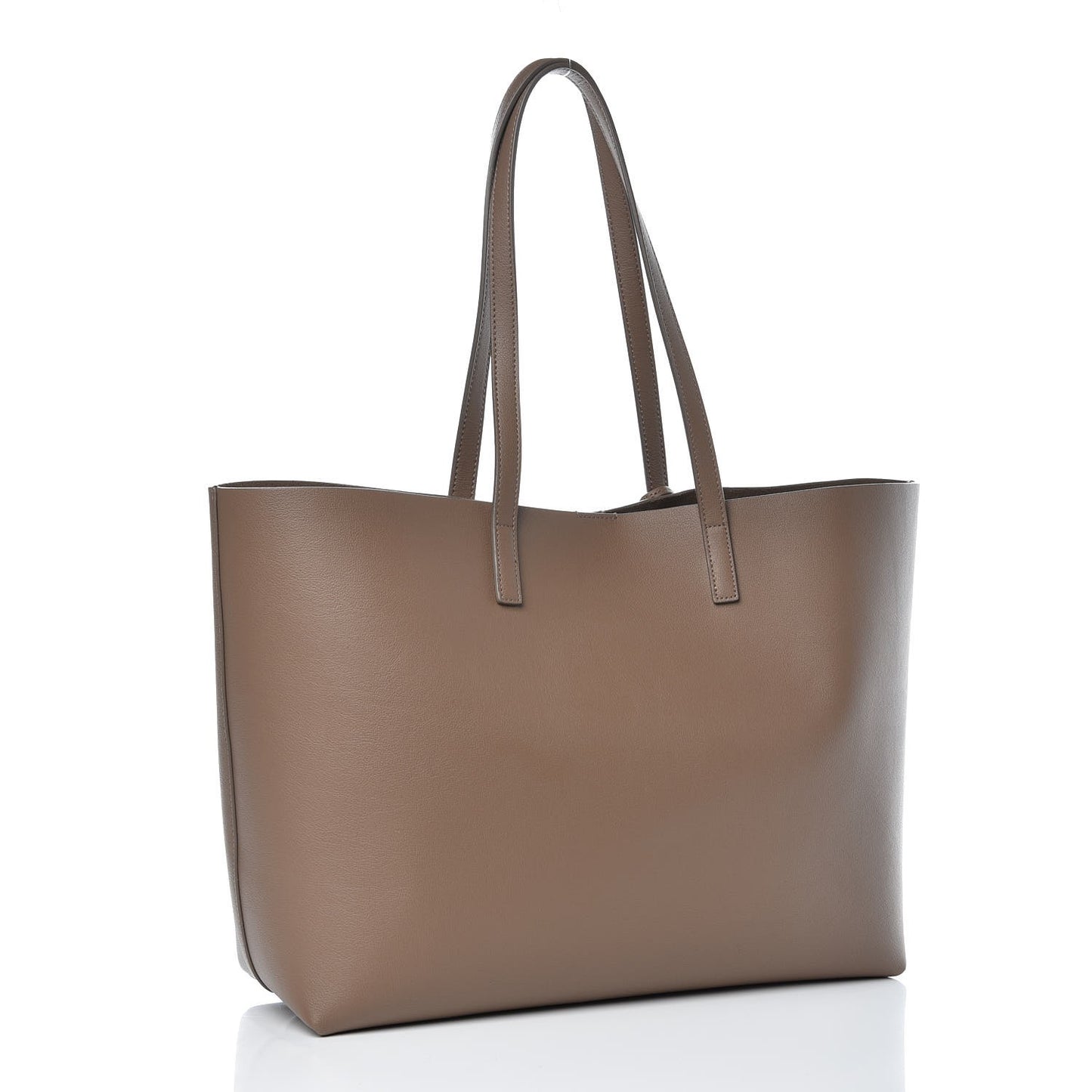 Calfskin Large Shopping Tote Taupe