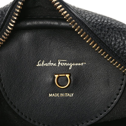 Salvatore Ferragamo Calfskin Travel Camera Crossbody Bag Black 7 of 13