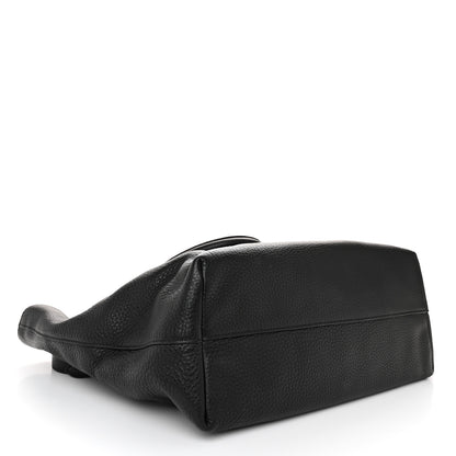 Prada Vitello Daino Shopping Tote Black 4 of 10