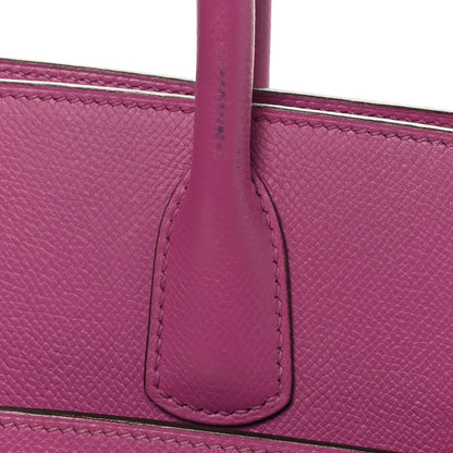 Hermes Epsom White Bus 40 Cyclamen 11 of 11