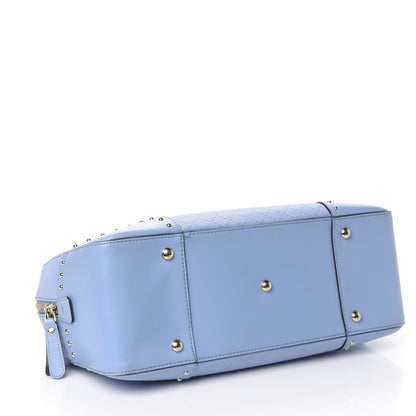 Gucci Bright Diamante Top Handle Bag Mineral Blue 5 of 21