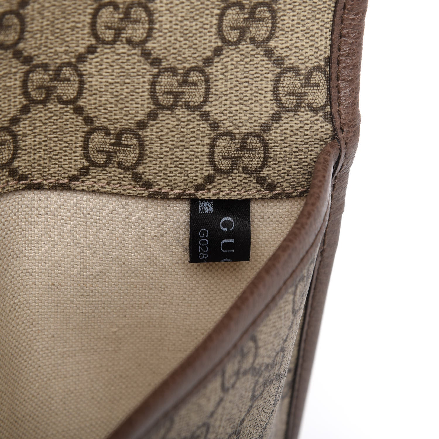 Gucci GG Supreme Monogram Neo Vintage Web Belt Bag Brown 11 of 11