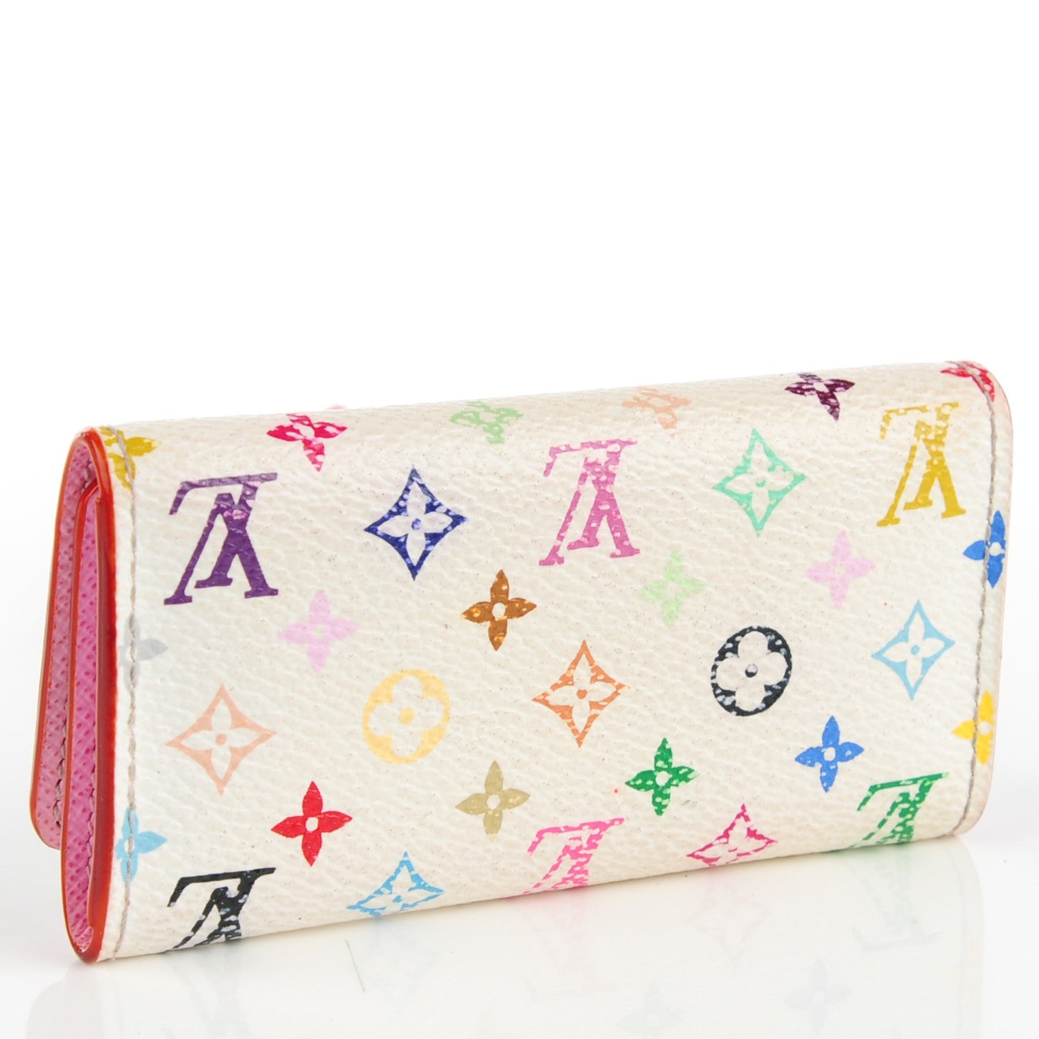 Louis Vuitton Monogram Multicolor Multicles 4 Key Holder White Litchi 3 of 7