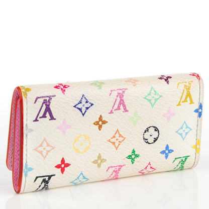 Louis Vuitton Monogram Multicolor Multicles 4 Key Holder White Litchi 3 of 7