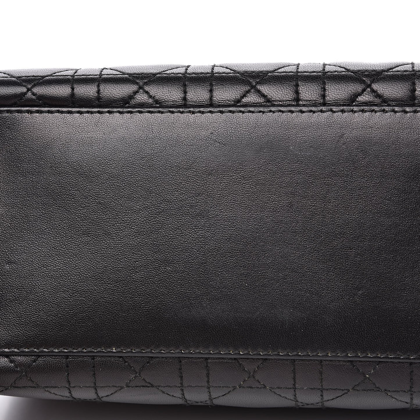 Lambskin Cannage Medium Lady Dior Black