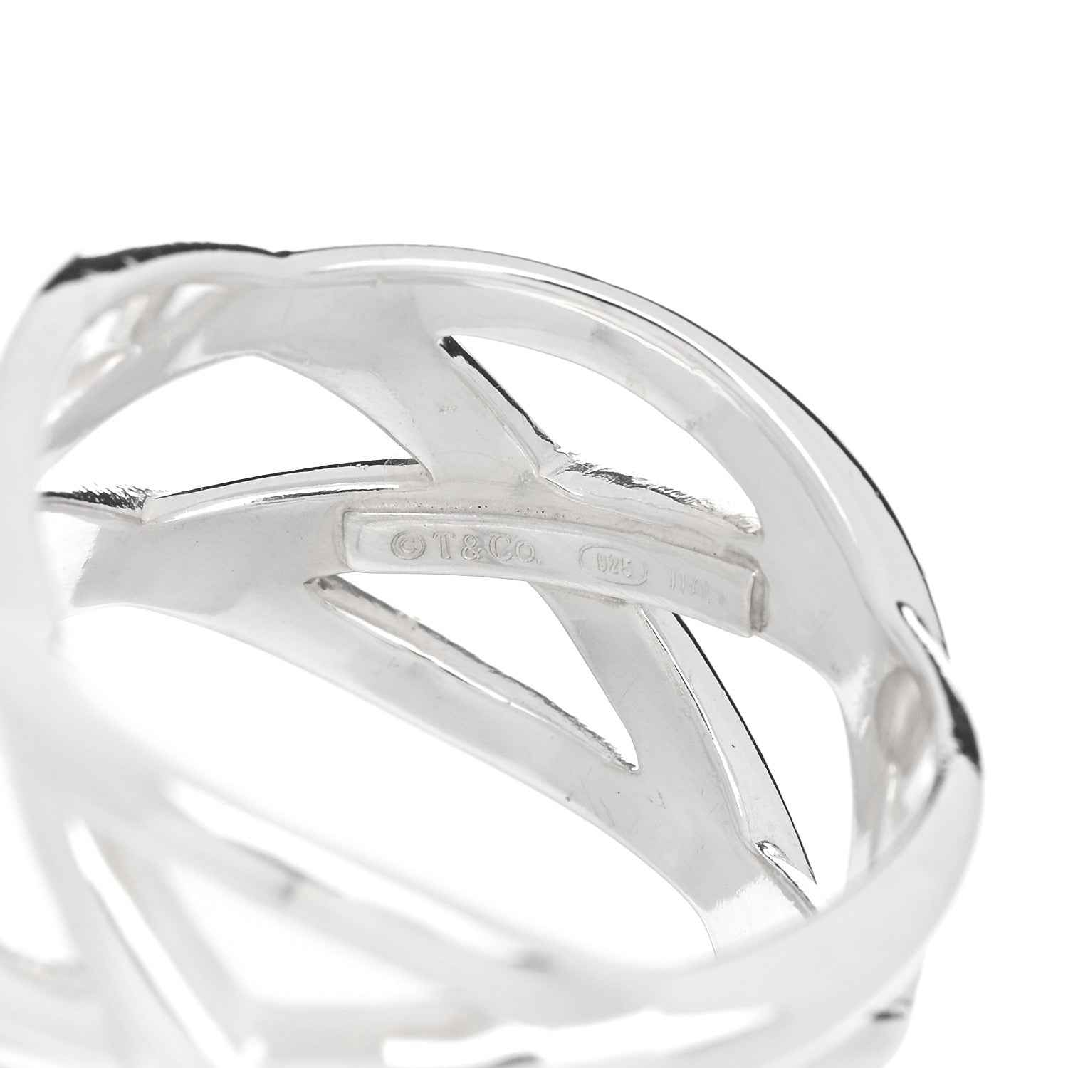Tiffany Sterling Silver Celtic Knot Ring 58 8.5 4 of 4