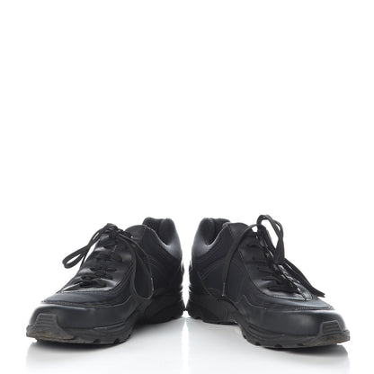 Chanel Lycra Fabric CC Sneakers 41 Black 6 of 13