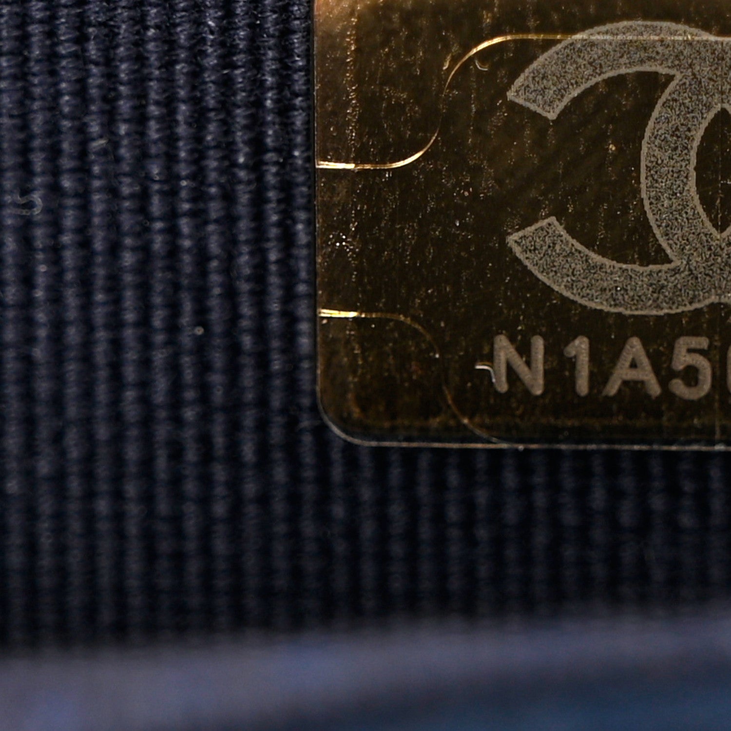 Chanel Caviar Quilted Crystal Enamel CC Wallet On Chain WOC Navy 8 of 12