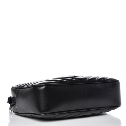 Saint Laurent Calfskin Matelasse Monogram Lou Camera Bag Black 4 of 10
