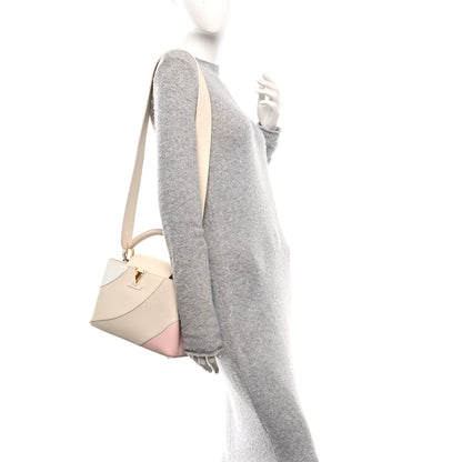 Louis Vuitton Taurillon Gelato Capucines BB Tonal Vanilla Beige 2 of 12