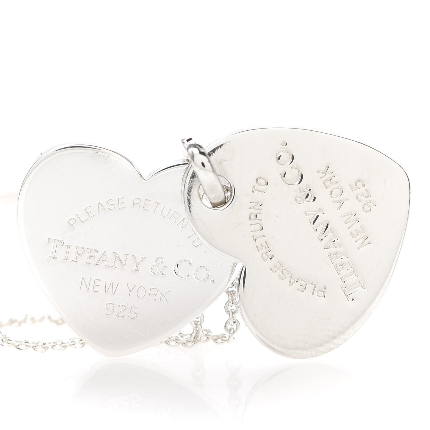 Sterling Silver Return To Double Heart Necklace