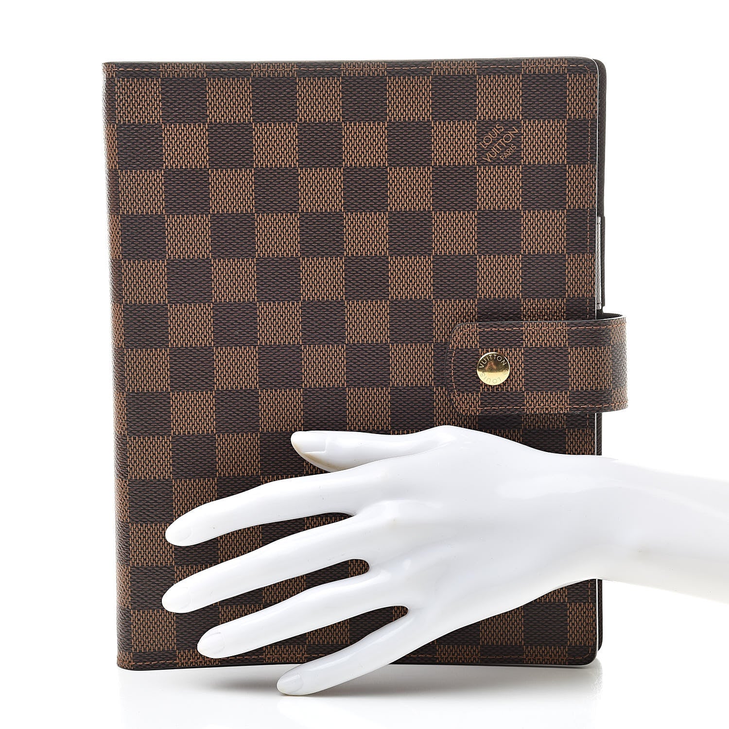 Louis Vuitton Damier Ebene Large Ring Agenda Cover 2 of 9