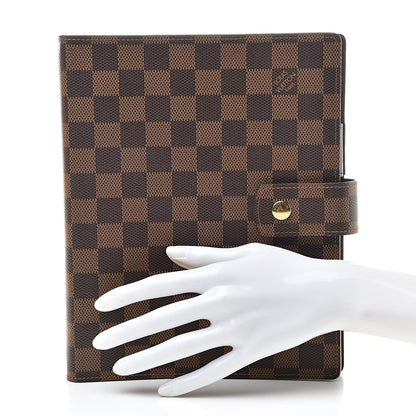 Louis Vuitton Damier Ebene Large Ring Agenda Cover 2 of 9