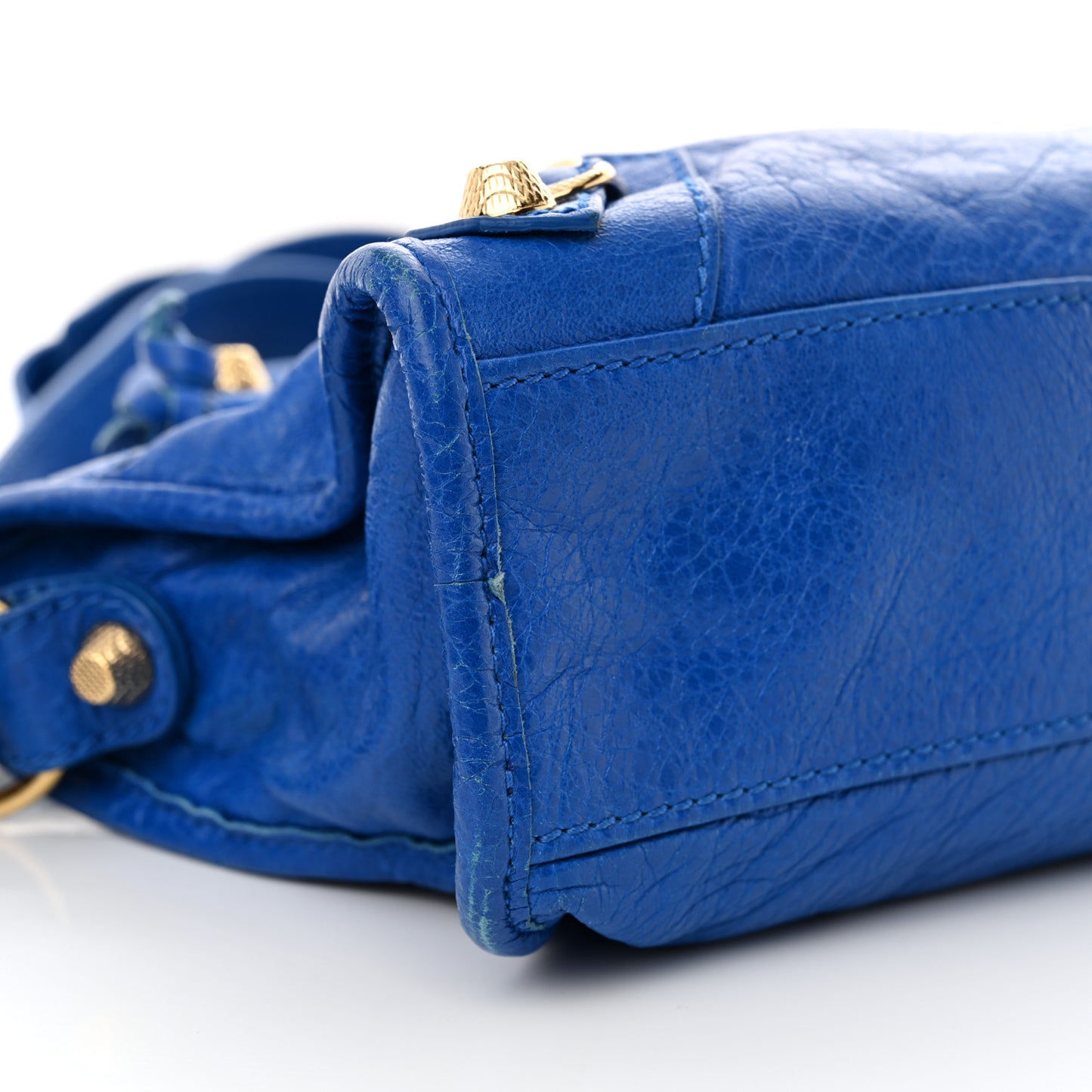 Agneau Giant 12 Gold Hardware Mini City Bleu Lazuli