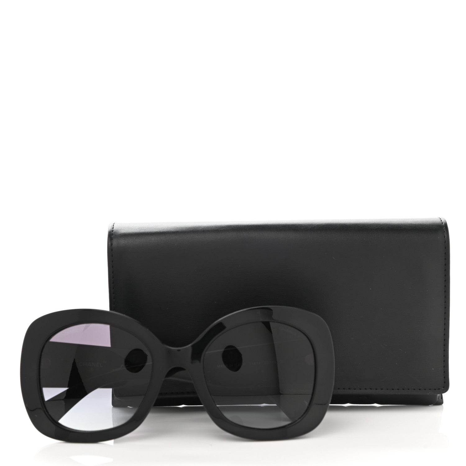 Chanel Acetate Sunglasses 71414 Black 8 of 8