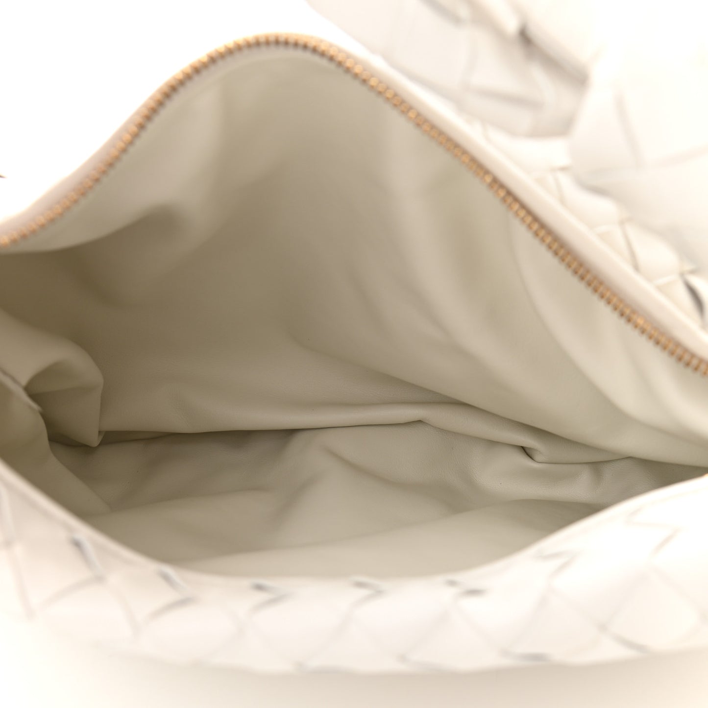 Nappa Intrecciato Teen Jodie Hobo White