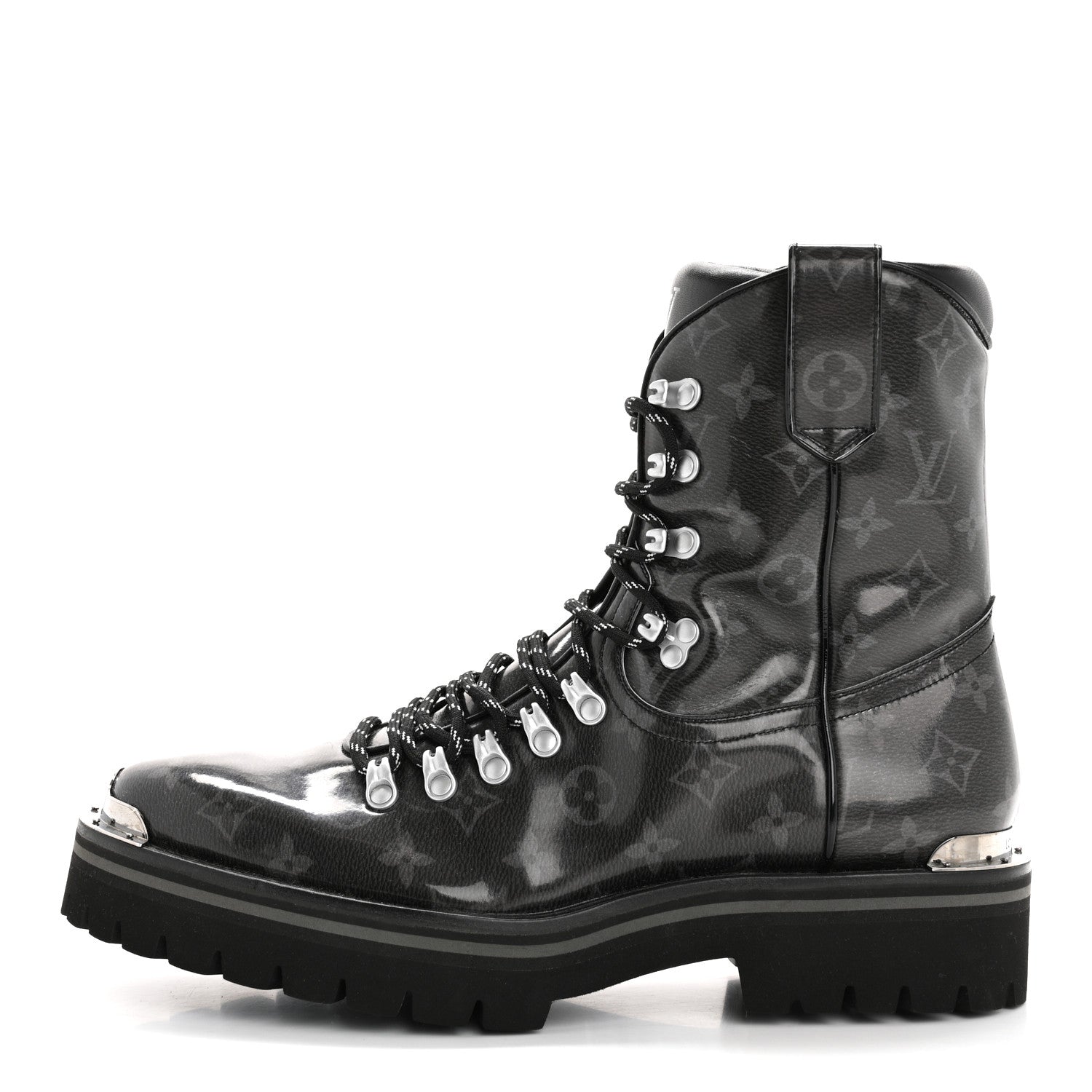 Louis Vuitton Monogram Eclipse Glaze Mens Outland Ankle Boots 9 1 of 15