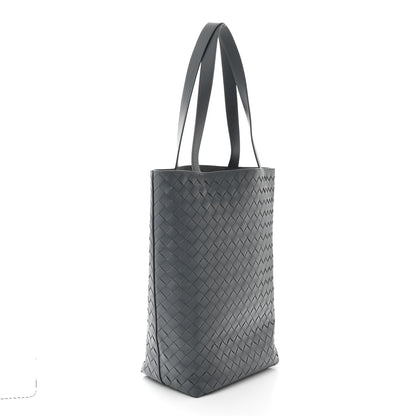 Bottega Veneta Calfskin Intrecciato Small Tote Bag Grey 4 of 10